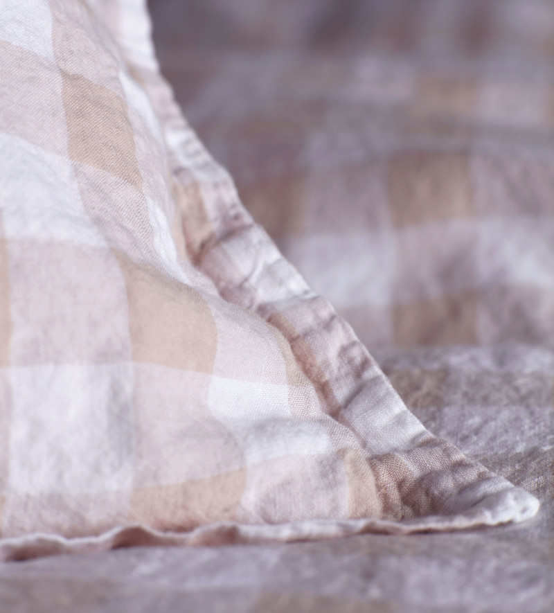 Blush Pink Mabel 100 Linen Oxford Pillowcase Secret Linen Store